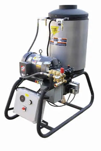 CAM Spray 2000STLEF Stationary LP Gas Fired Electric Powered 4 gpm, 2000 psi Hot Water Pressure Washer