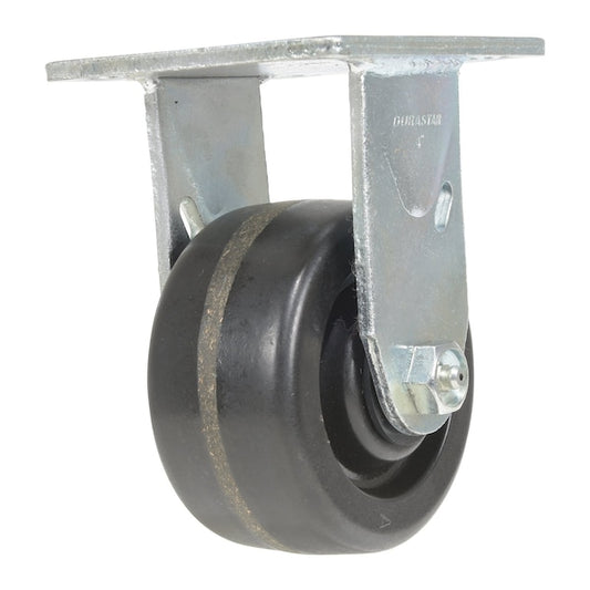 Vestil CST-VE-4X2PH-R Phenolic Rigid Caster 4 In. Diameter x 2 In. Width 800 Lb. Capacity Black