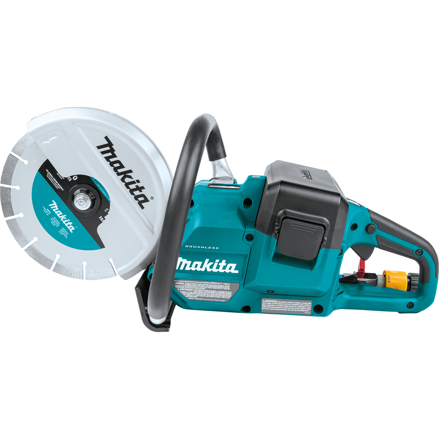 Makita XEC01PT1 36V (18V X2) LXT® Brushless 9" Power Cutter Kit, with AFT®, Electric Brake, 4 Batteries (5.0 Ah)