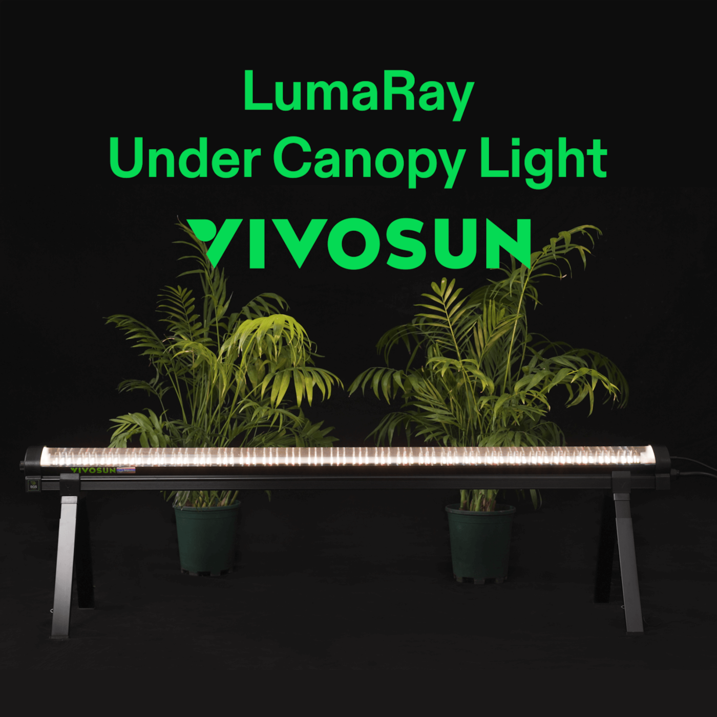 Vivosun LumaRay Under Canopy Lights, Full Spectrum Dimmable LED Grow Lights for Grow Tents, Greenhouses, SGS Compatible