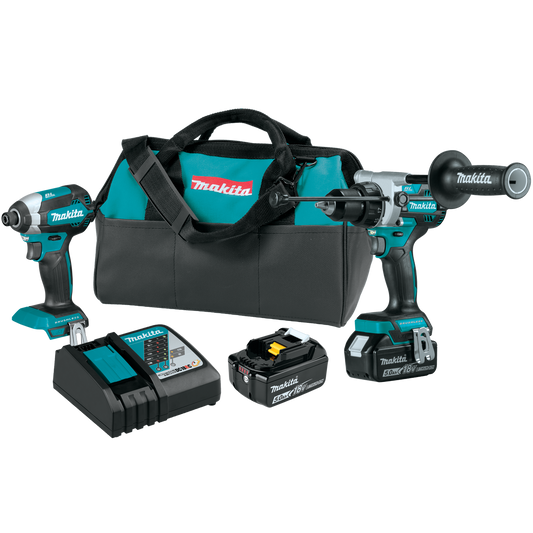 Makita XT291T 18V LXT® Lithium‘Ion Brushless Cordless 2‘Pc. Combo Kit (5.0Ah)