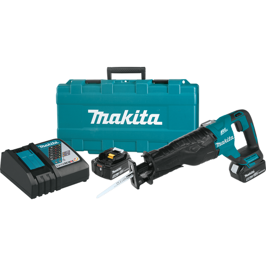 Makita XRJ05T 18V LXT® Lithium‘Ion Brushless Cordless Recipro Saw Kit (5.0Ah)