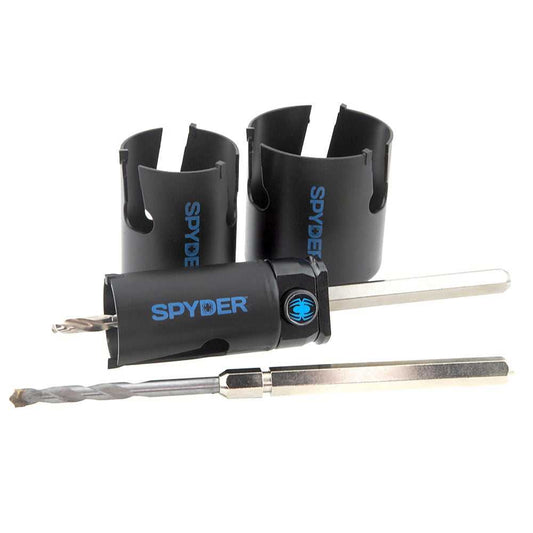 Spyder 600922 Spyder 6-Piece Carbide-Tipped Arbored Hole Saw Set