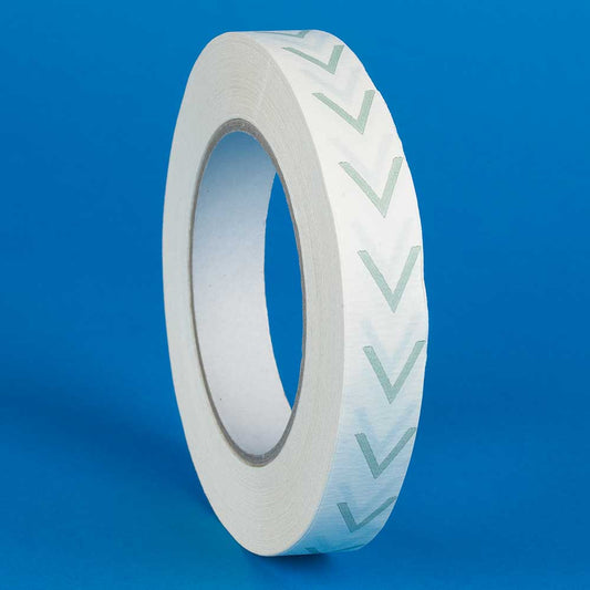 Globe Scientific 601051 Dry Heat Sterilization Indicator Tape 0.75" Wide x 50 Meters (2000") Long per Roll