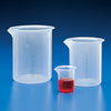 Globe Scientific 601809 Beaker PP Molded Graduations 2000mL