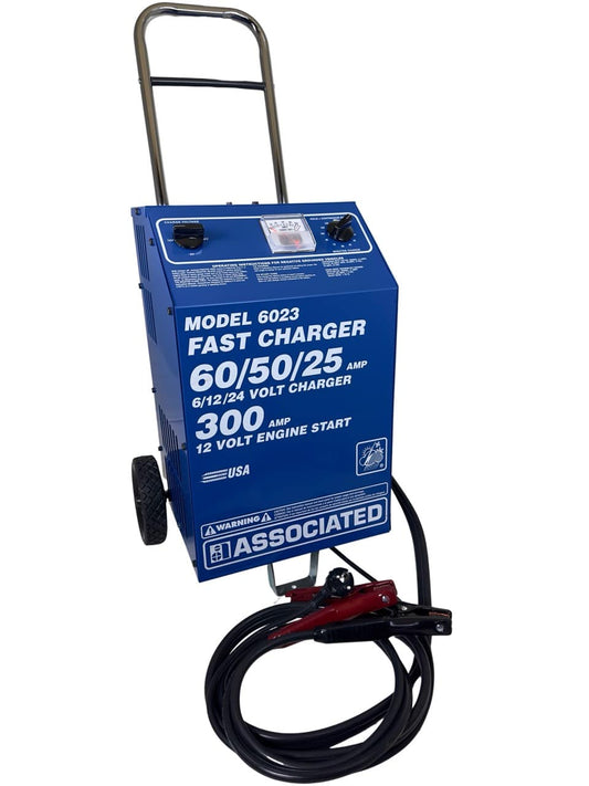 Associated Equipment 6023 Charger, 6/12/24V 60/50/25A 230V 50/60Hz(International)