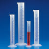 Globe Scientific 602564 Graduated Cylinder PP Printed Graduations 250mL