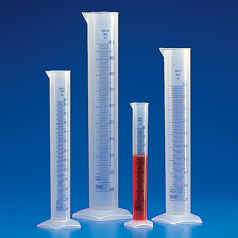 Globe Scientific 602562 Graduated Cylinder PP Printed Graduations 50mL