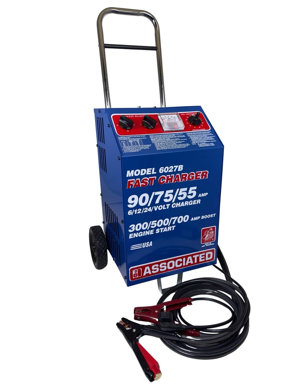 Associated Equipment 6027B Charger, 6/12/24V 90/75/55A 230V 50/60Hz(International)