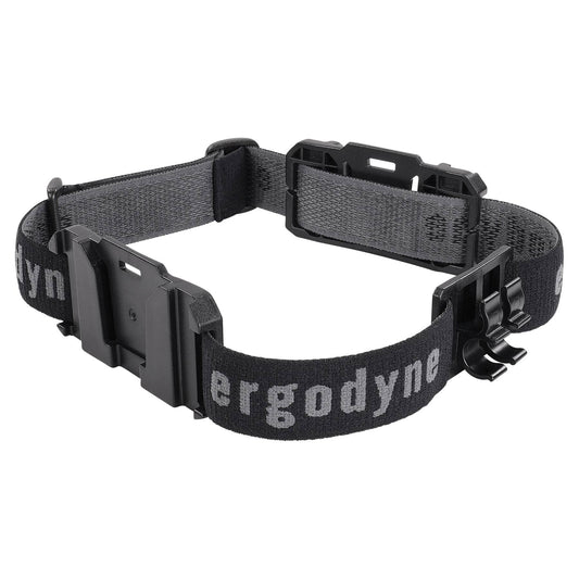 Ergodyne 60292 Skullerz 8980 Headband Light Mount with Fabric Strap  (Black)