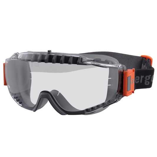 Ergodyne 60300 Skullerz MODI OTG Anti-Scratch & Anti-Fog Safety Goggles with Elastic Strap