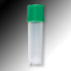 Globe Scientific 6032 Sample Tube 2mL External Threads PP Round Bottom Self-Standing