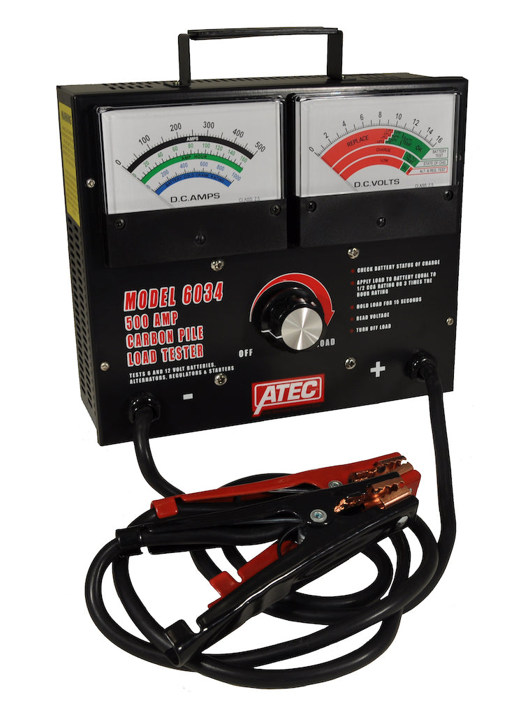 Associated Equipment 6034 Atec Carbon Pile Load Tester, 6/12V 500A