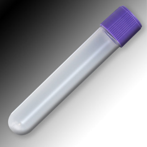 Globe Scientific 6034 Sample Tube 4mL External Threads PP Round Bottom