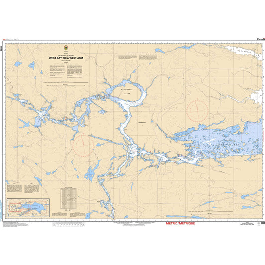 Paradise Clay CAN6038 CHS Chart West Bay to/ West Arm