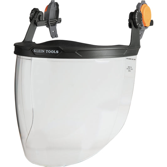 Klein Tools 60472 Face Shield, Safety Helmet and Cap-Style Hard Hat, Clear