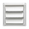 Lambro 603W 3″ White Plastic Air Intake Louver Vent