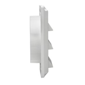 Lambro 603W 3″ White Plastic Air Intake Louver Vent