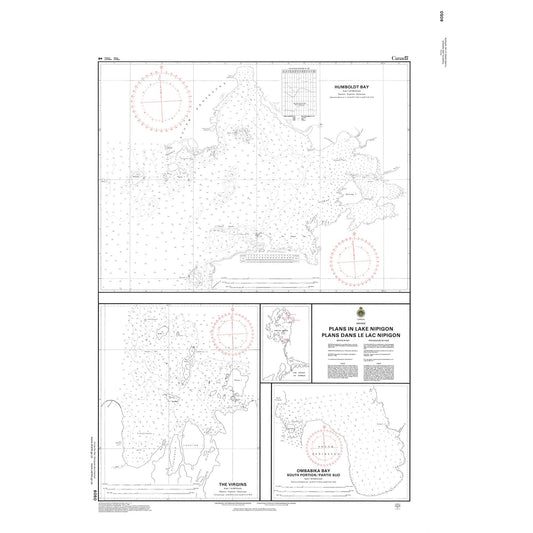 Paradise Clay CAN6050 CHS Chart Plans in Lake Nipigon / Plans dans le lac Nipigon