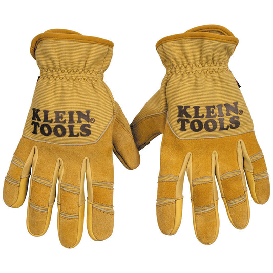 Klein Tools 60607 Leather All Purpose Gloves, Medium