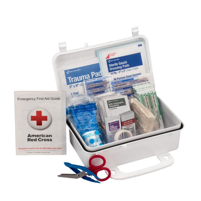 First Aid Only 6060 10 Person First Aid Kit, Plastic Case