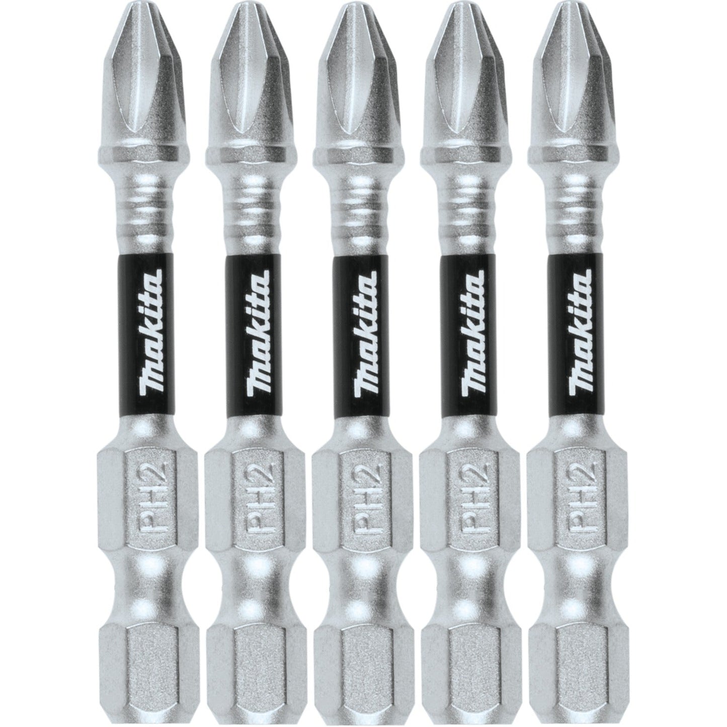 Makita E-00913 Impact XPS® #2 Phillips 2" Power Bit, 5/pk