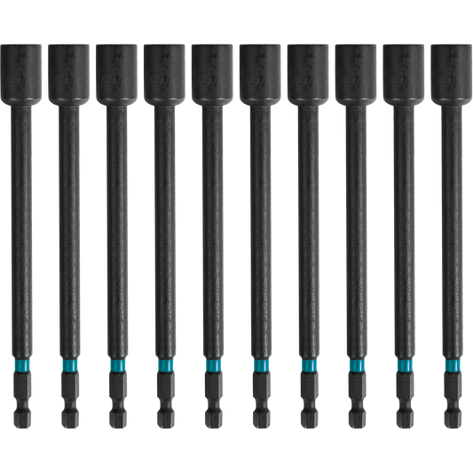 Makita A-99502 ImpactX, 7/16³ x 6³ Magnetic Nut Driver, 10/pk, Bulk