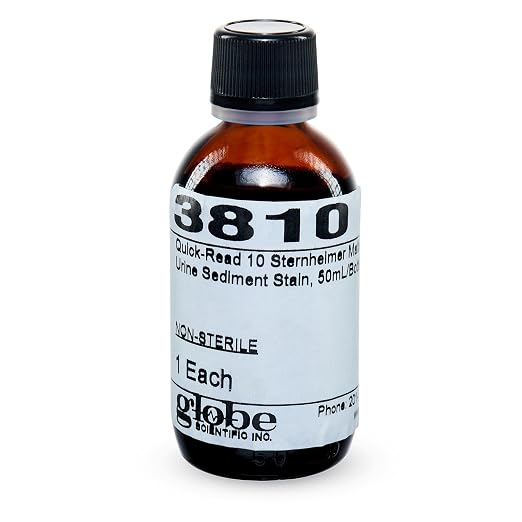 Globe Scientific 3810 Sternheimer Malbin Urine Sediment Stain 50mL/Bottle