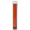 Globe Scientific 6102AM Transport Tube 10mL with Separate Screw Cap AMBER PP Conical Bottom Self-Standing Molded Graduations