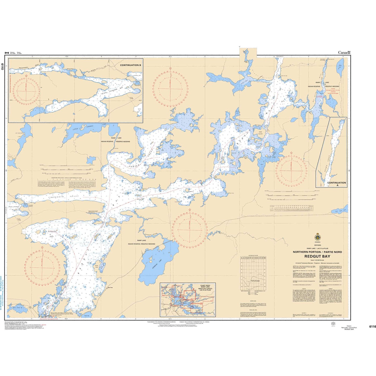 Paradise Clay CAN6110 CHS Chart Redgut Bay