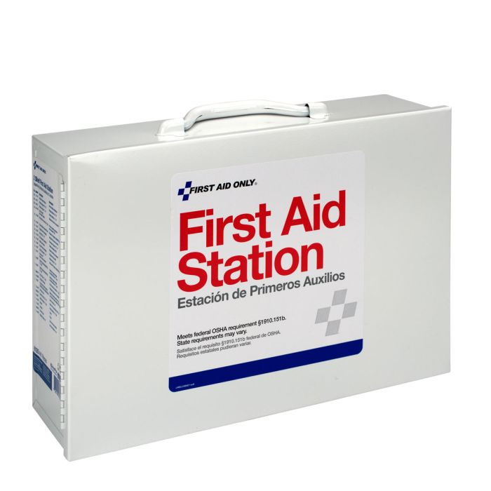 First Aid Only 6135 2 Shelf First Aid Metal Cabinet