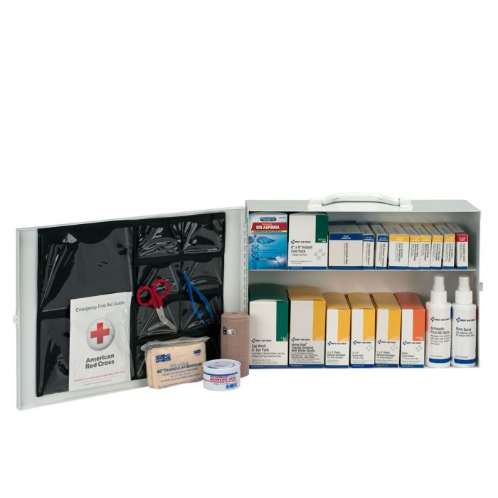 First Aid Only 6135 2 Shelf First Aid Metal Cabinet