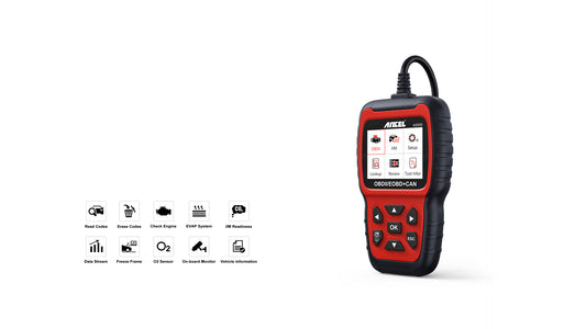 Ancel AS500 OBD2 Automotive Code Reader – 2.4? TFT LCD Diagnostic Scanner