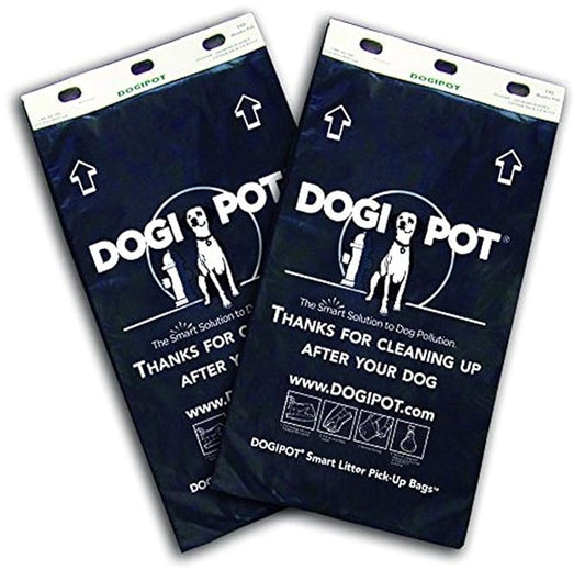 Dogipot 1402HP Case Header Pak Litter Pick up Bags, 100 Hanging Bags per Header Pak, 2000 Bags per Case