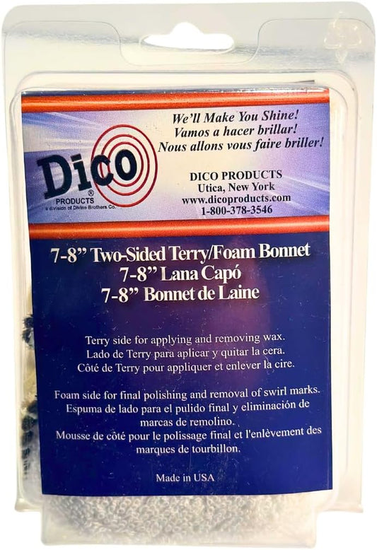 Dico 7410861 7-8" Terry/Foam Bonnet