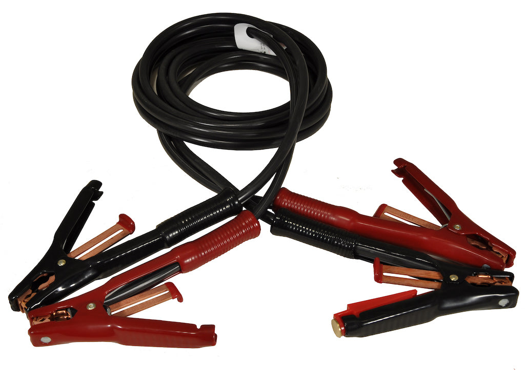 Associated Equipment 6158 Booster Cable, 500A 12Ft, 5 Awg, Side Terminal Adapters, Stop/Go Light