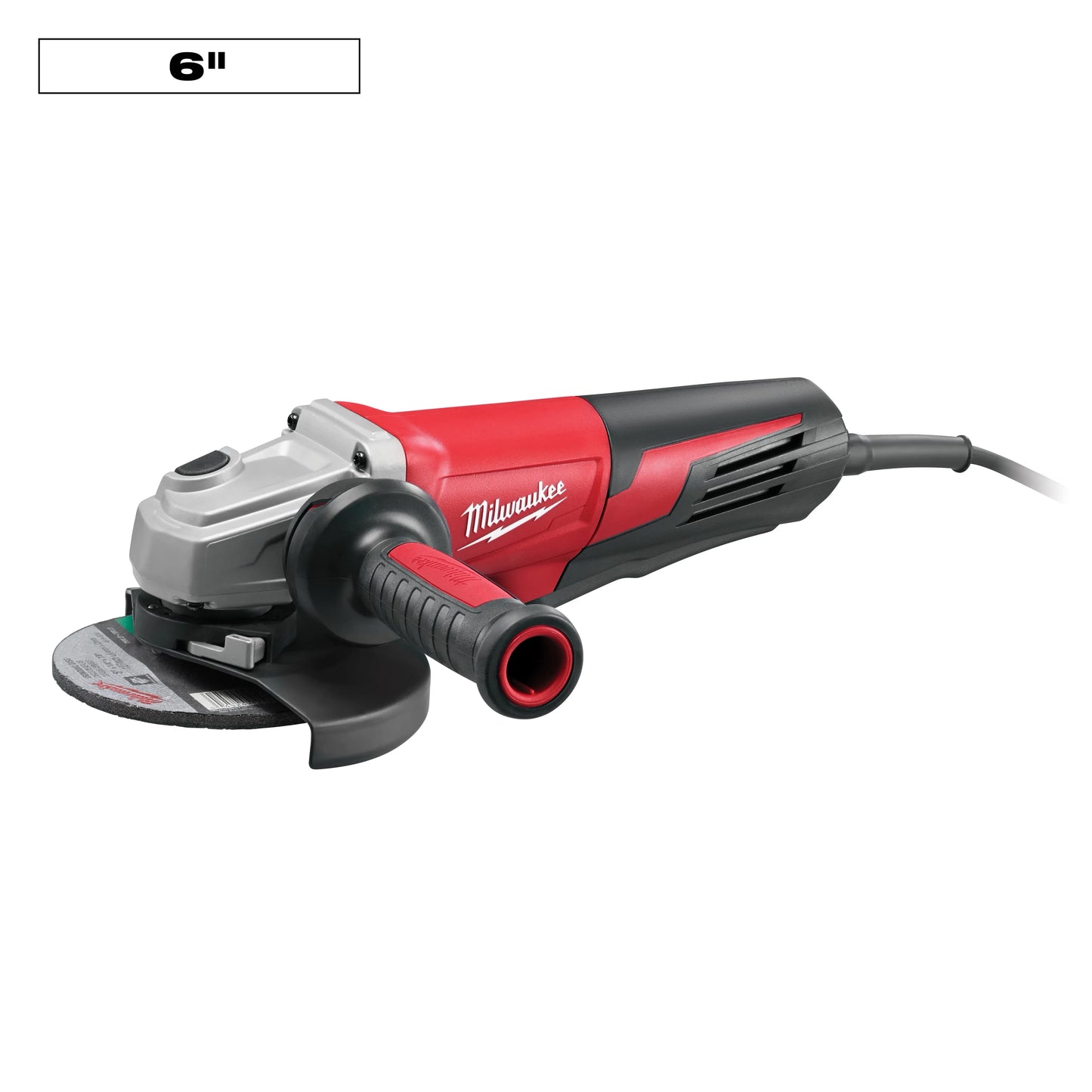 Milwaukee Tool 6161-30 13 Amp 6" Small Angle Grinder Paddle Lock-On Switch, 1 EA