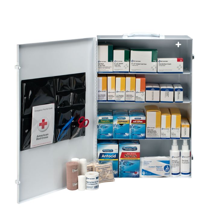 First Aid Only 6175 4 Shelf First Aid Metal Cabinet