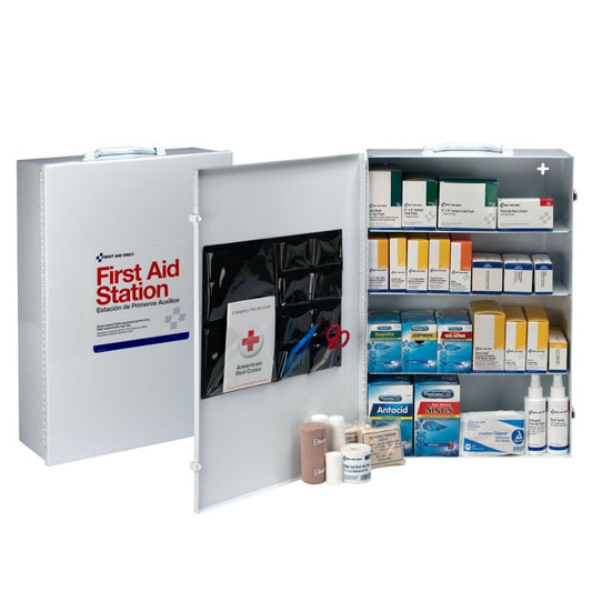 First Aid Only 6175 4 Shelf First Aid Metal Cabinet