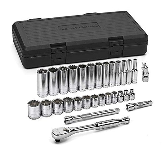 GEARWRENCH® 80568 Set Skt Std/Dp Sae 3/8Dr12Pt