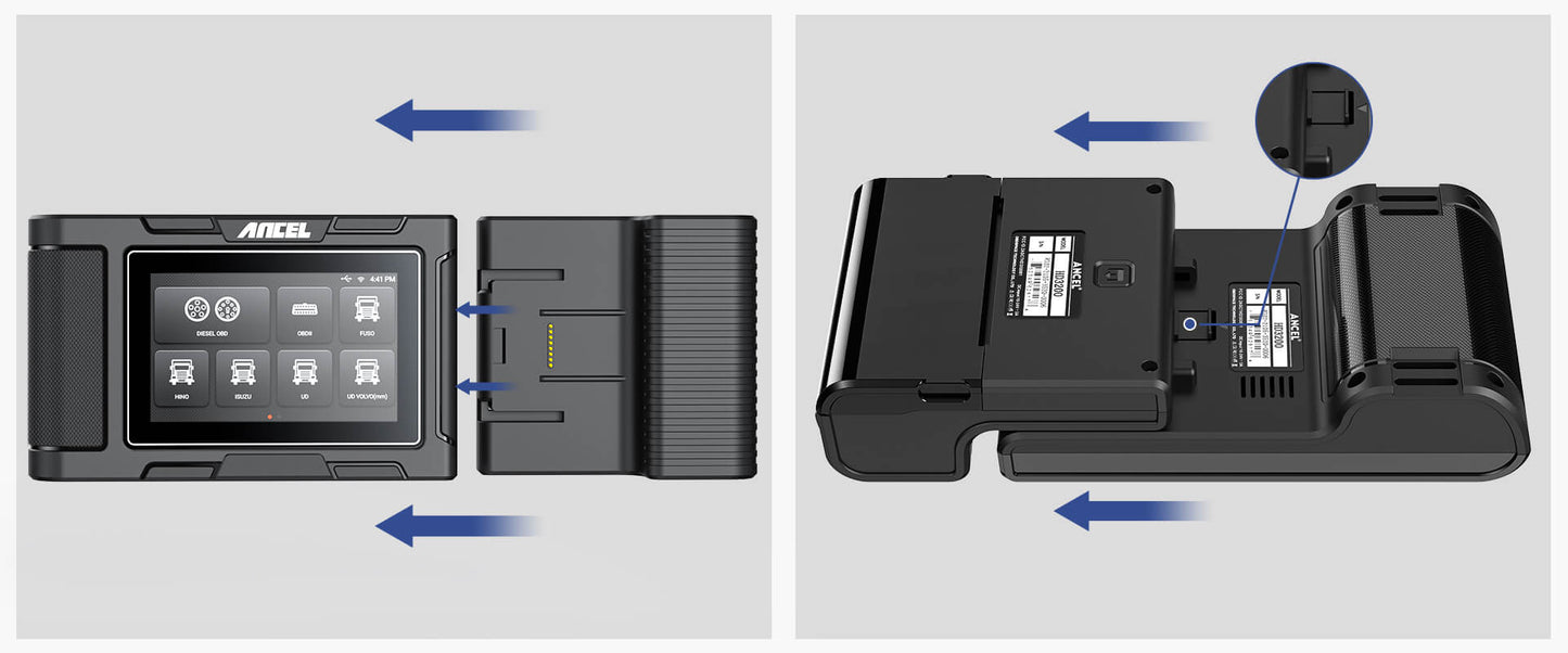 Ancel HD001 Thermal Diagnostic Report Printer