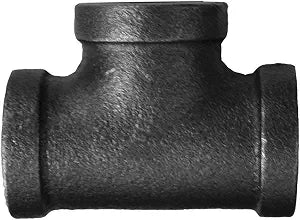 Jones Stephens G4600304 1-1/2" x 1" Galvanized Iron Reducing Tee, Banded
