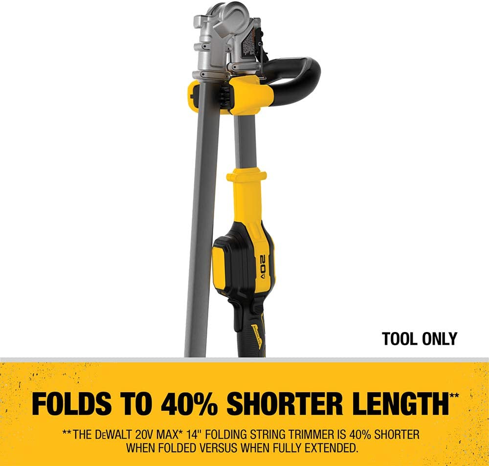 Dewalt DCKO222M1 20V Max* Xr® Brushless 14 In Cordless Folding String Trimmer And Handheld Blower Combo Kit