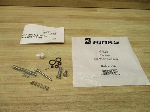 BINKS 6-229 2001 Gun Repair Kit
