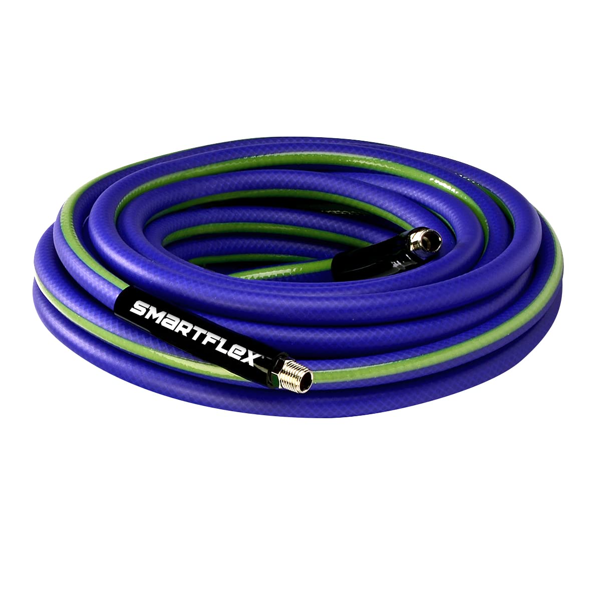 SmartFlex HSF3825BL2 Air Hose, 3/8" x 25', 1/4" MNPT Fittings