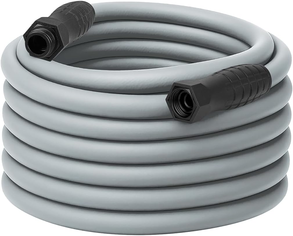 Colors HFZC575GYS-E SwivelGrip® Garden Hose, 5/8" x 75', 3/4" - 11 1/2 GHT Fittings, Slate Grey
