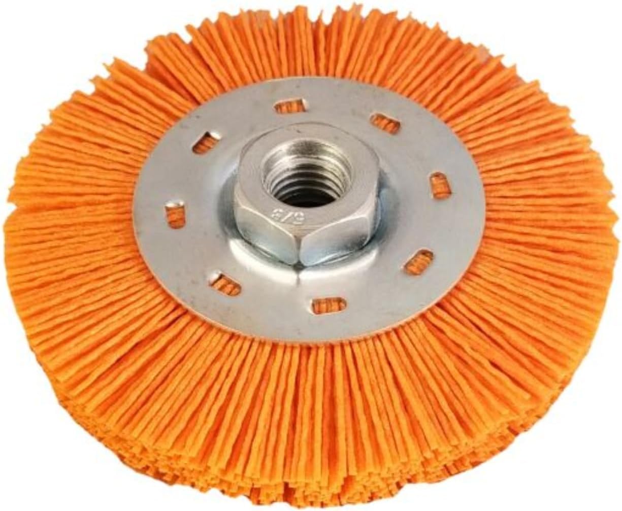 Dico 7200077 Nyalox Wheel Brush, 4.5", Orange