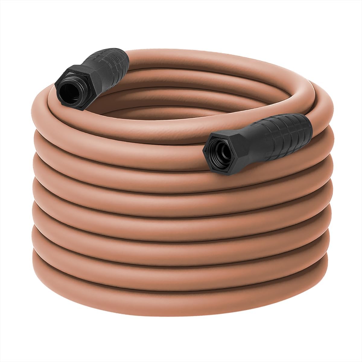 Colors HFZC5100TCS-E SwivelGrip® Garden Hose, 5/8" x 100', 3/4" - 11 1/2 GHT Fittings, Red Clay