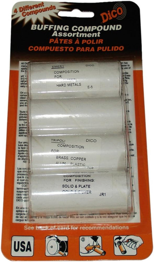 Dico 531-444 Piece Buffing Compound Assortment Set