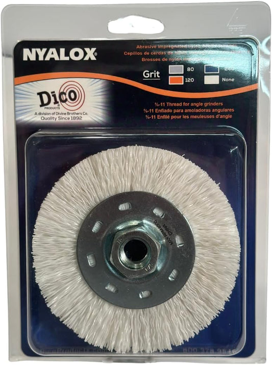 Dico 7200087 Nyalox Brush, 4.5", White